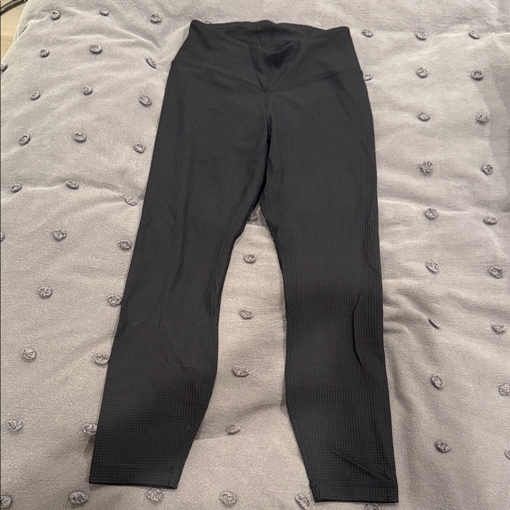 lululemon athletica Textured Align Black Leggings